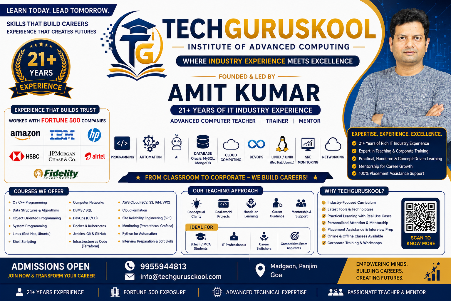 TechGuruSkool founder Amit Kumar